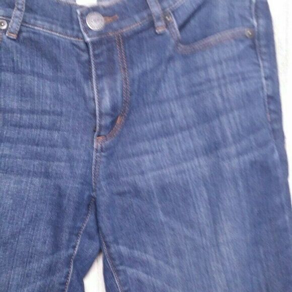 LOFT Size 4 Original Straight Cuffed Jeans - Picture 3 of 12